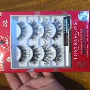 KISS Luxtensions Eyelash Set with Bonus Glue - Black